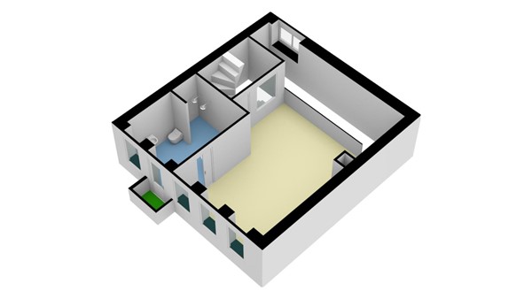 Floorplan - Willem Beukelszstraat 36, 3027 CM Rotterdam